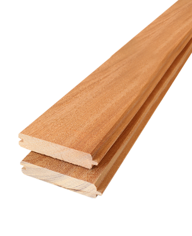 Ipé Nut und Feder Bretter 21x83mm