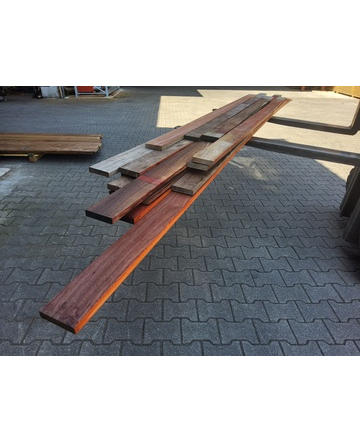 Restpost R370 - 4,1 qm glattgehobelte Diele, 21x90mm B/C Sortierung