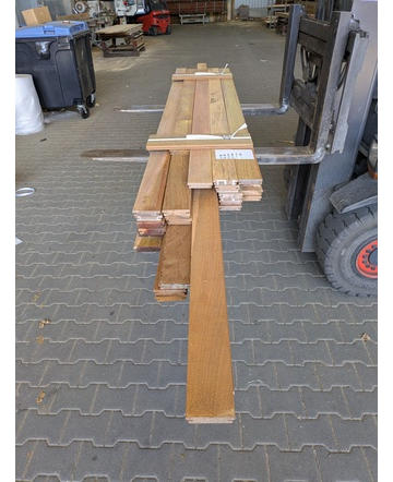 R414 - 5,6 qm B-Fix Dielen, ca. 21x70mm B/C Sortierung