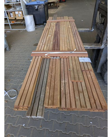 R415 - 6,8 qm Triple-Trapezprofil, ca. 21x125mm B/C Sortierung