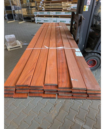 R419 - 17,3 m3 geschaafe planken, 21x140mm A/B Sortierung